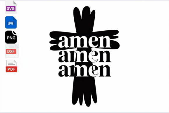 Amen Cross SVG: A Faith-Filled Embroidery Design for Real Projects