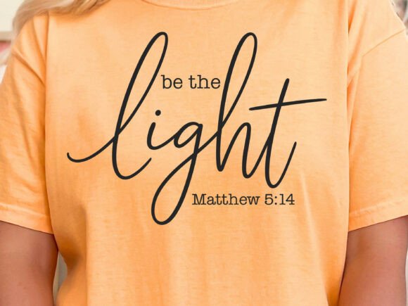 Be the Light SVG, Matthew 5 14 PNG Review for Real Embroidery Projects