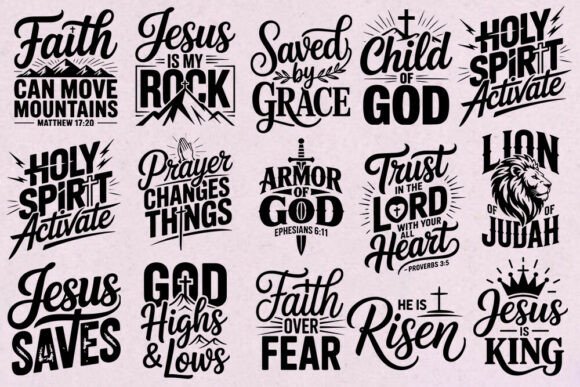 Christian SVG Bundle Faith Based T-Shirt Review