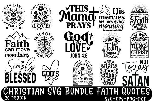 Christian SVG Bundle Faith Quotes Review for Real Projects