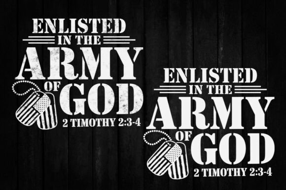Enlisted in the Army God SVG: A Faithful Design for Real Projects