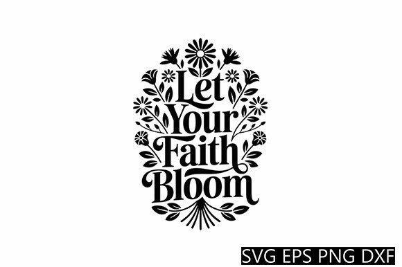 Let Your Faith Bloom SVG Review for Real Embroidery Projects