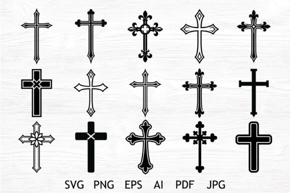Ornate Christian Cross SVG Bundle Review for Real Projects