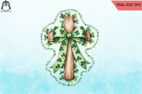 St. Patrick’s Day Faith Cross Happy PNG: A Designer’s Take