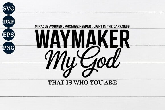 Waymaker SVG: A Faithful Embroidery Design for Real Projects